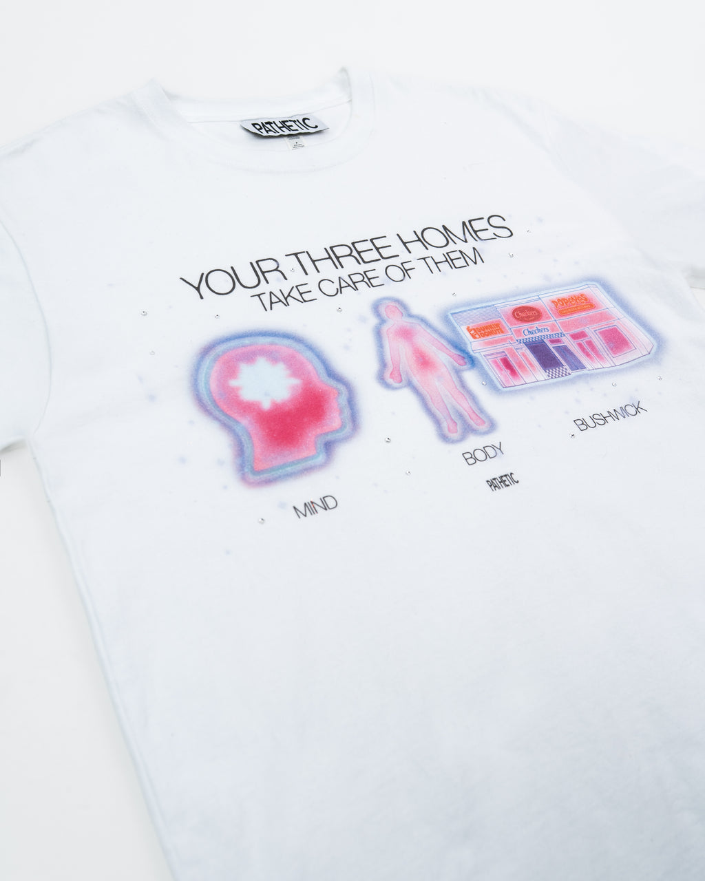 Bushwick Oversized Rhinestone T Shirt